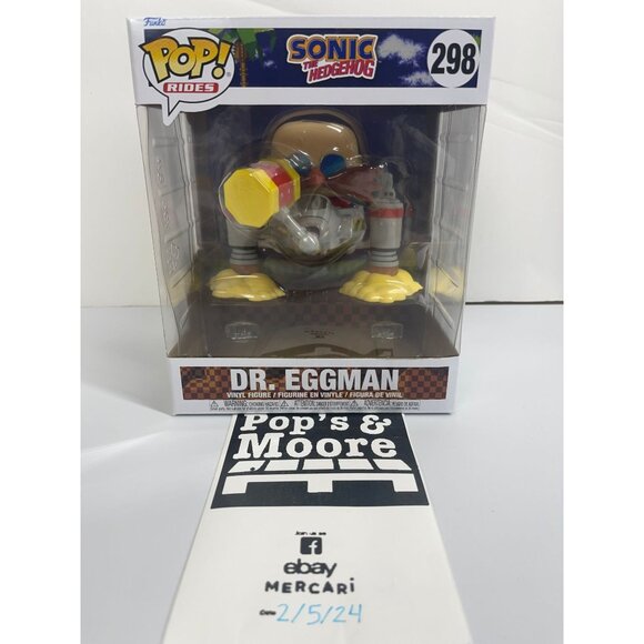 Funko Pop! Sonic The Hedgehog: Dr. Eggman 298 Vinyl Figure Brand New - Picture 1 of 7